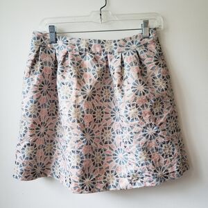 Francesca Miami Pleated Starburst Glitter Skater Skirt - M